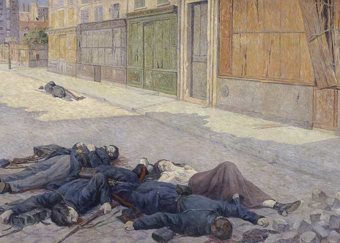 Massacre Scene Painting