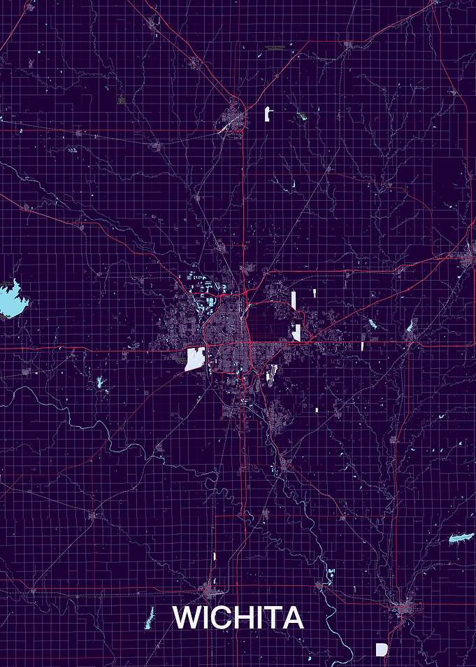 Wichita Kansas City Map