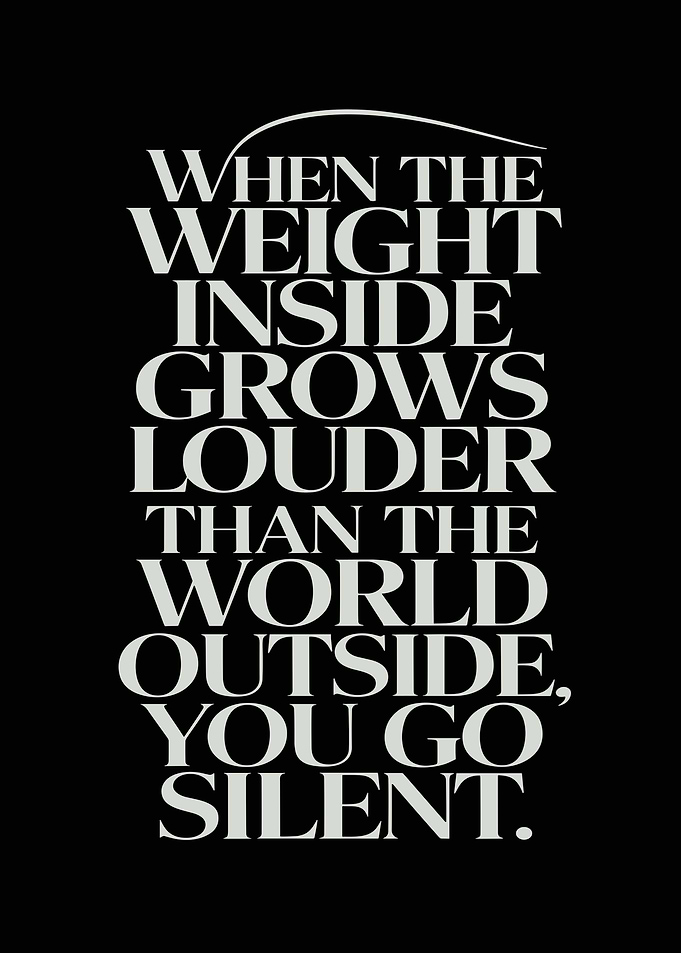 Inspirational Quote: When You Go Silent