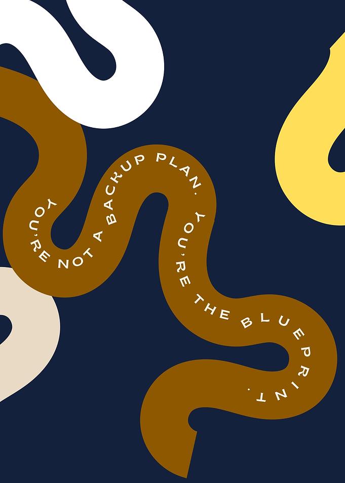 Blueprint Motivational Quote Art