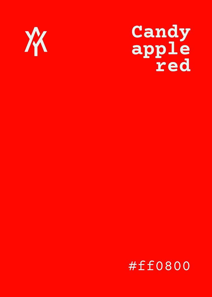 Candy Apple Red Color Swatch