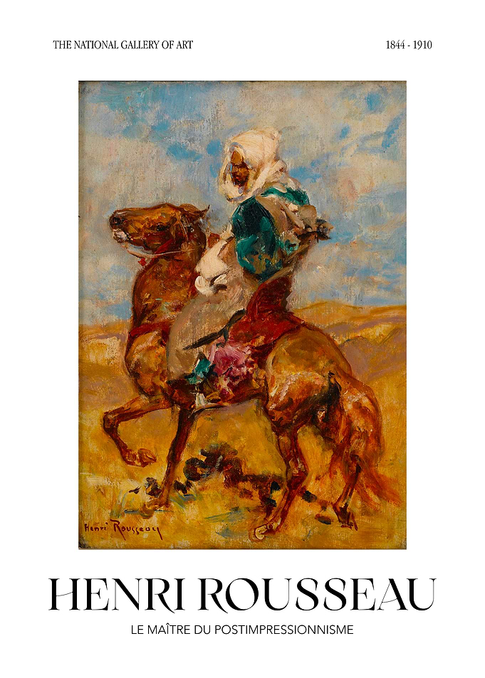Henri Rousseau's Horseback Rider Painting