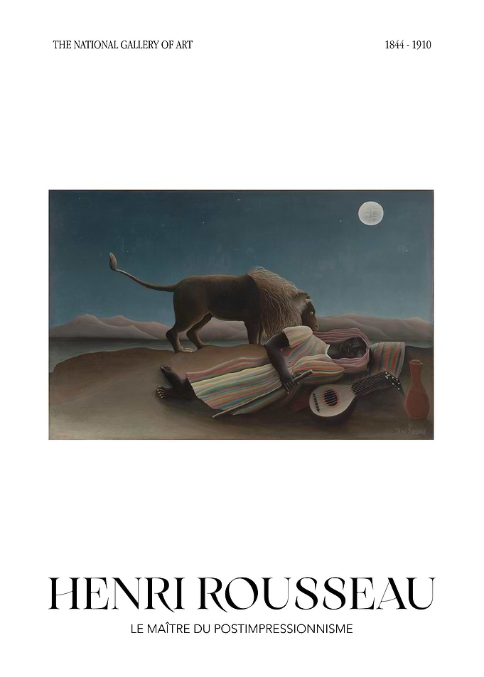 The Sleeping Gypsy by Henri Rousseau