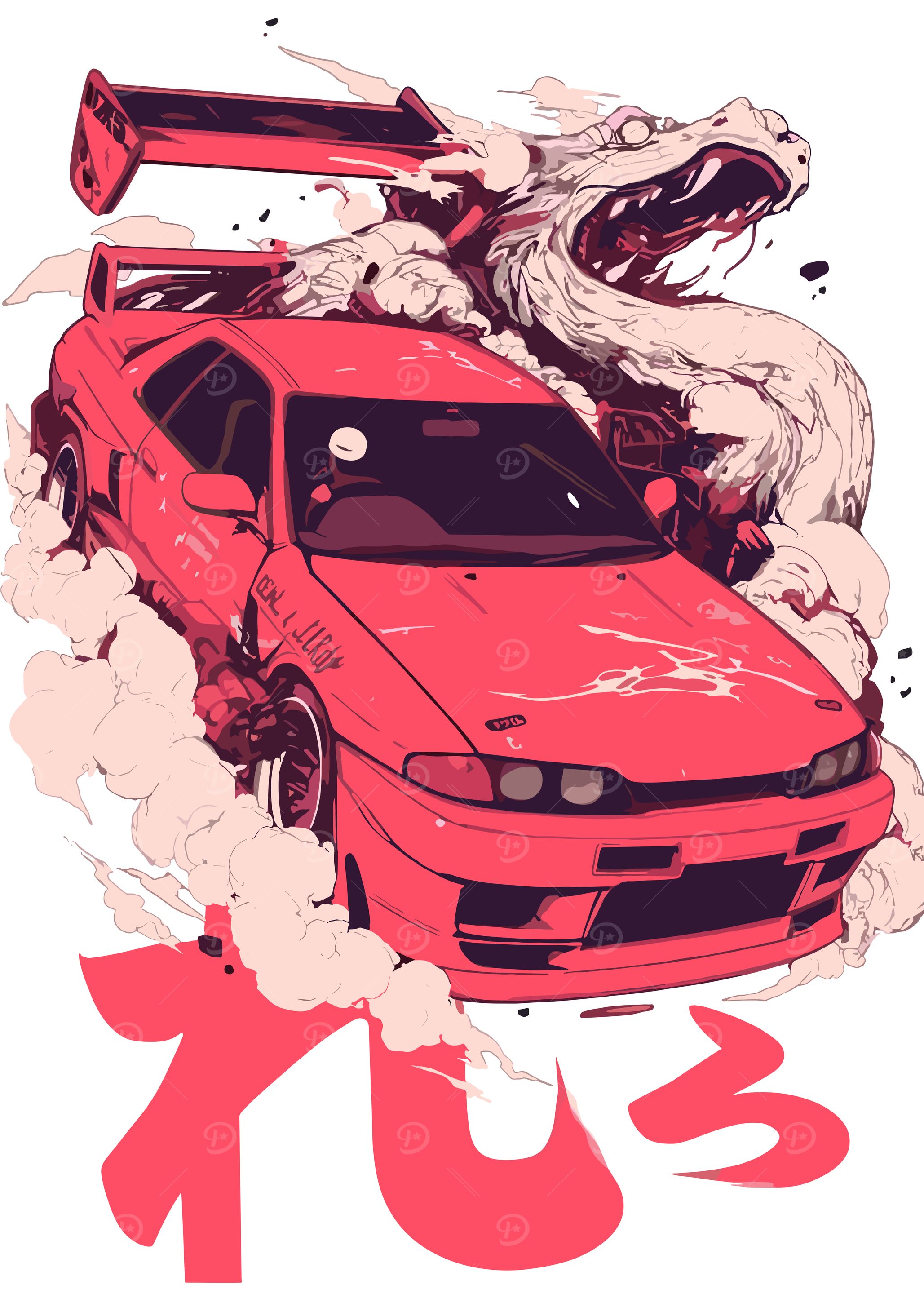 nissan gtr r32 and Dragon
