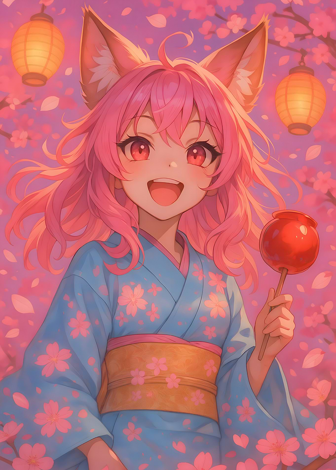 Festival Anime Fox Girl
