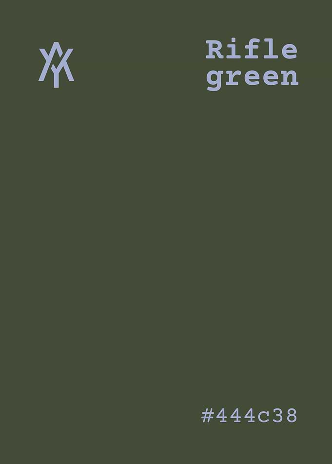 Rifle Green Color Swatch