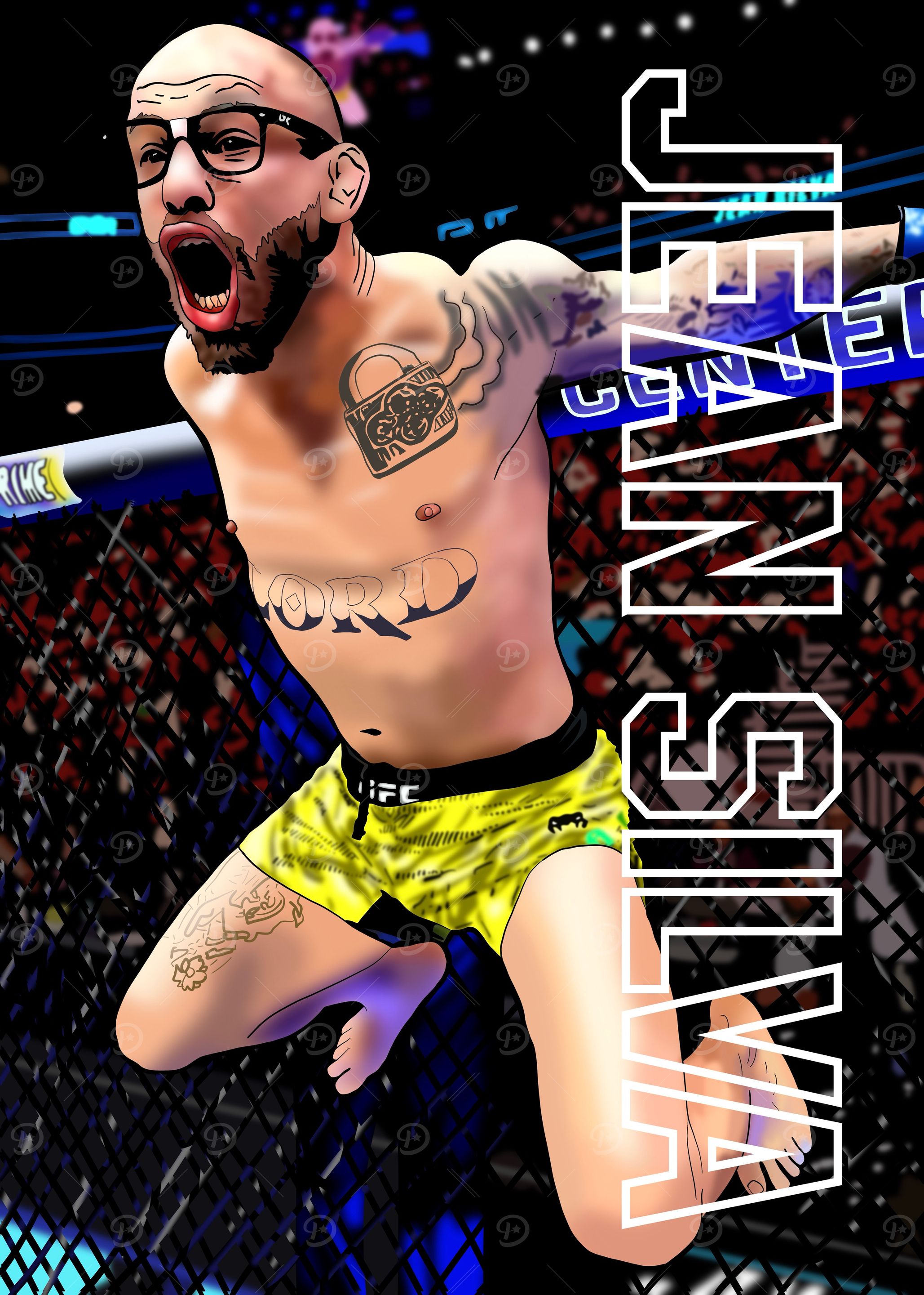 Jean Silva Victorious – UFC 314 Cage Hang Over Bryce Mitchell