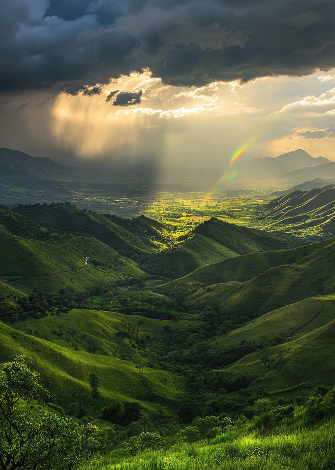 Green Valley Rainbow After the Rain
