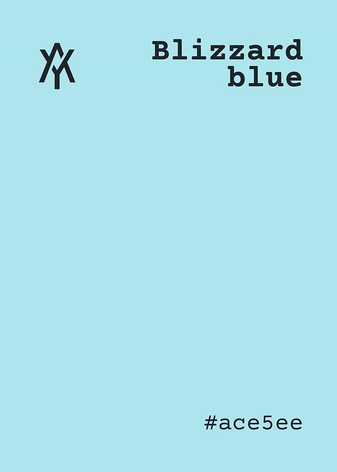 Blizzard Blue Color Swatch