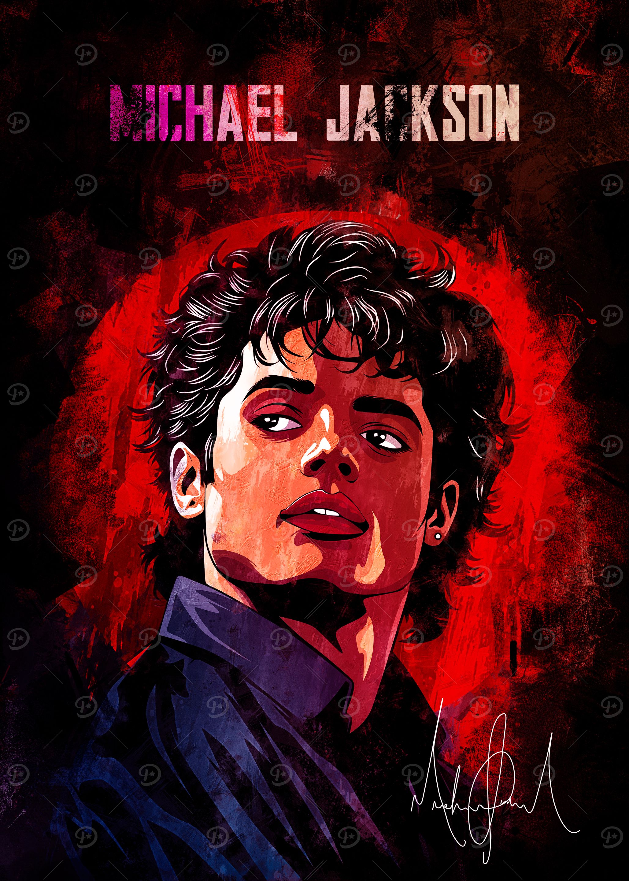 Michael Jackson Portrait Art