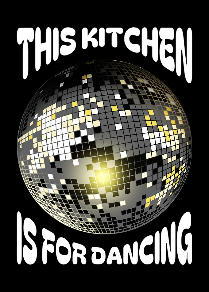 Kitchen Disco Ball Dancing
