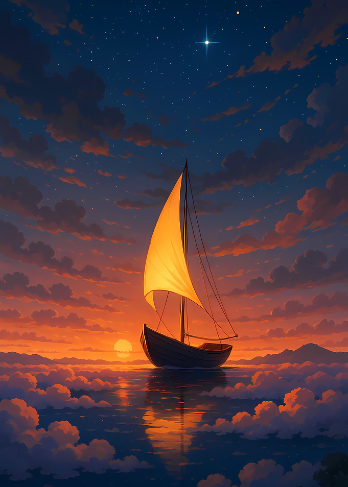 Sailboat at Sunset