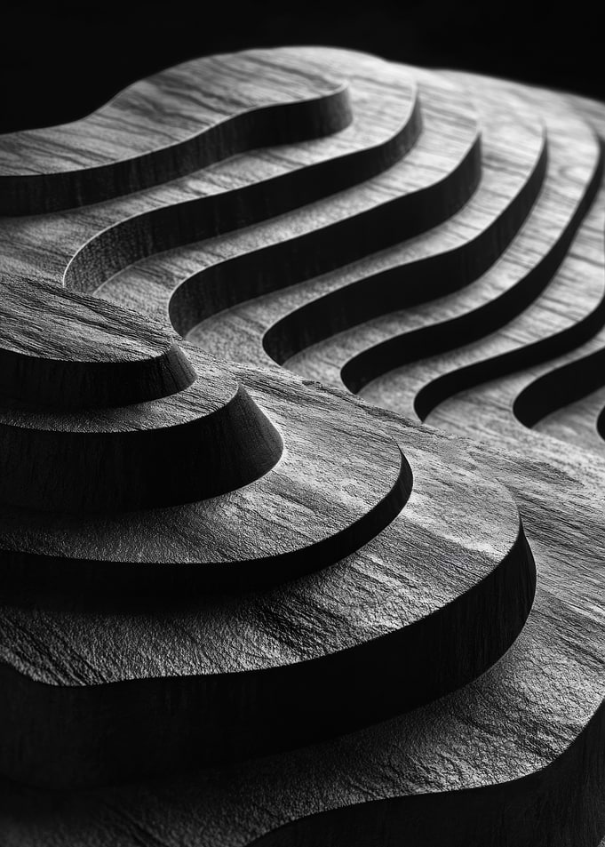 Abstract Stone Terraces
