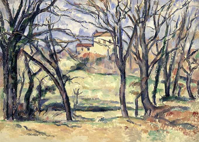 House in the Trees Painting