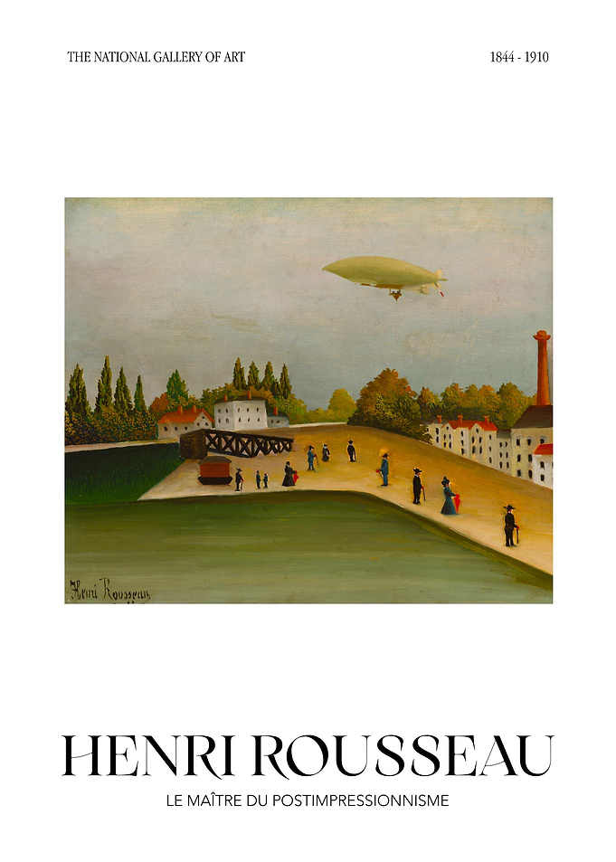 Henri Rousseau's 'The Airship'