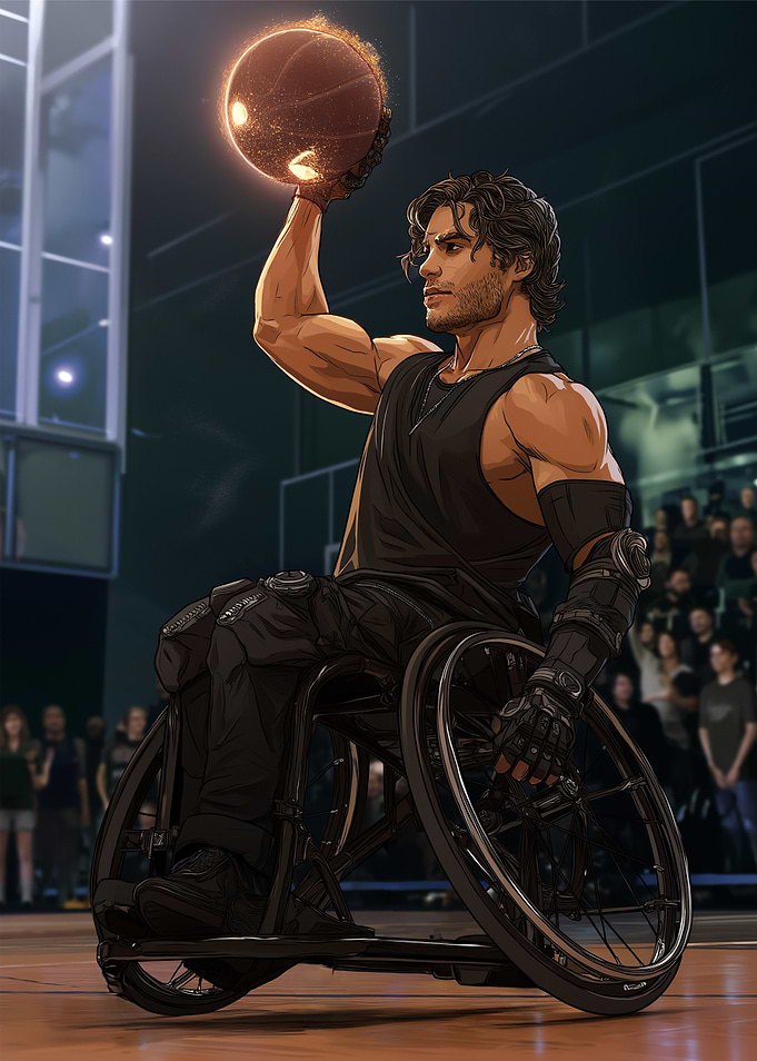 Wheelchair Basketball Player