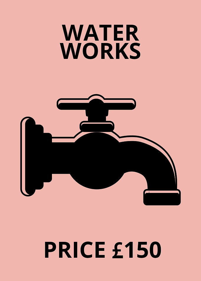 Water Works Tap Illustration