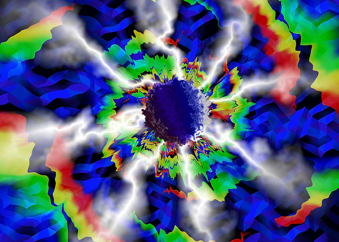 'Molecular Breakdown' Fractal Art