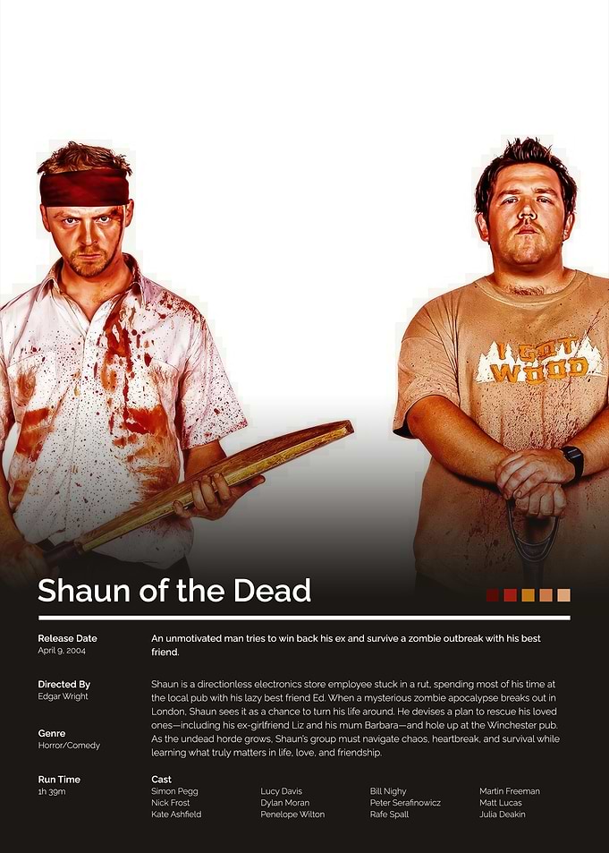 Shaun of the Dead Movie Poster