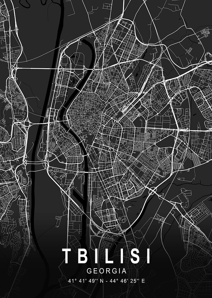 Tbilisi Dark Map