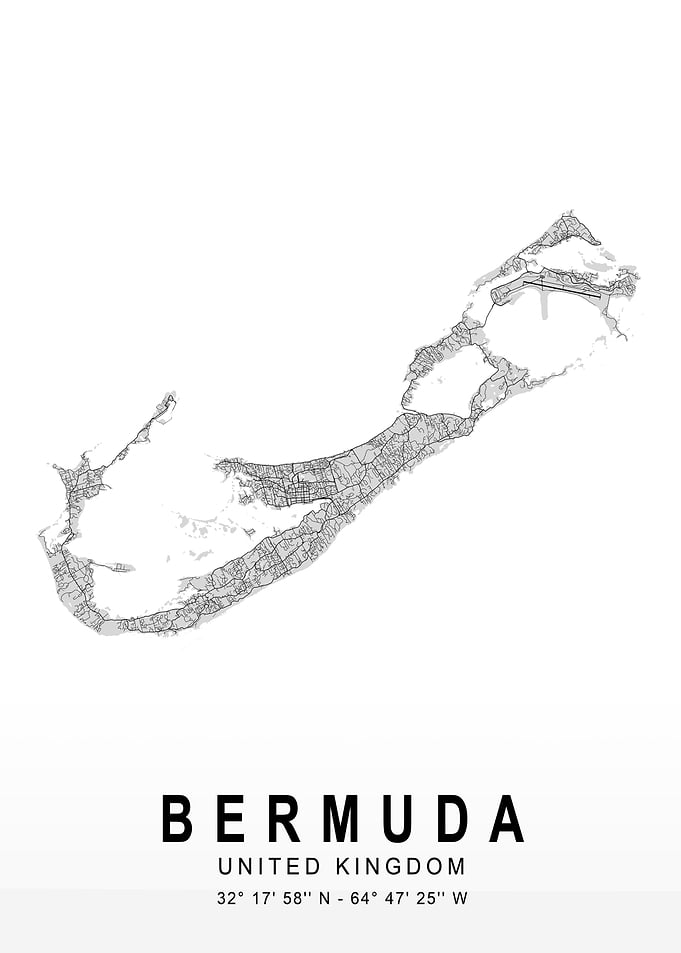 Bermuda Light Map