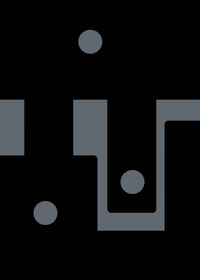 Minimalist Abstract Gray and Black Design