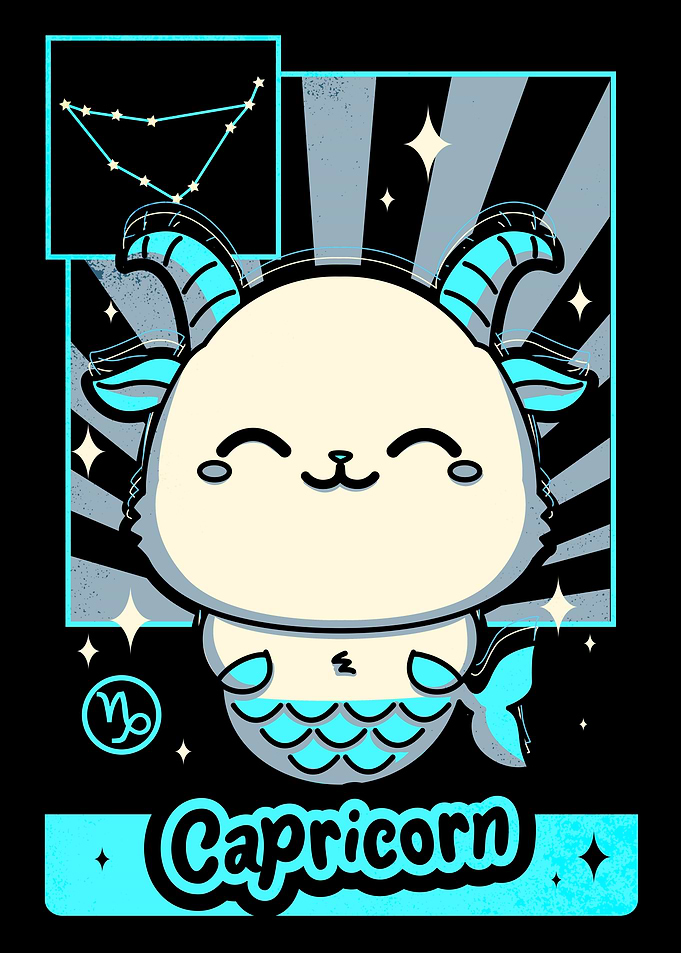 Kawaii Zodiac Capricorn