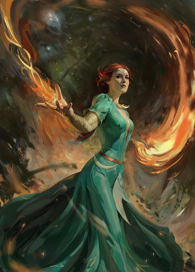 A Fiery Display by Maciej Łaszkiewicz