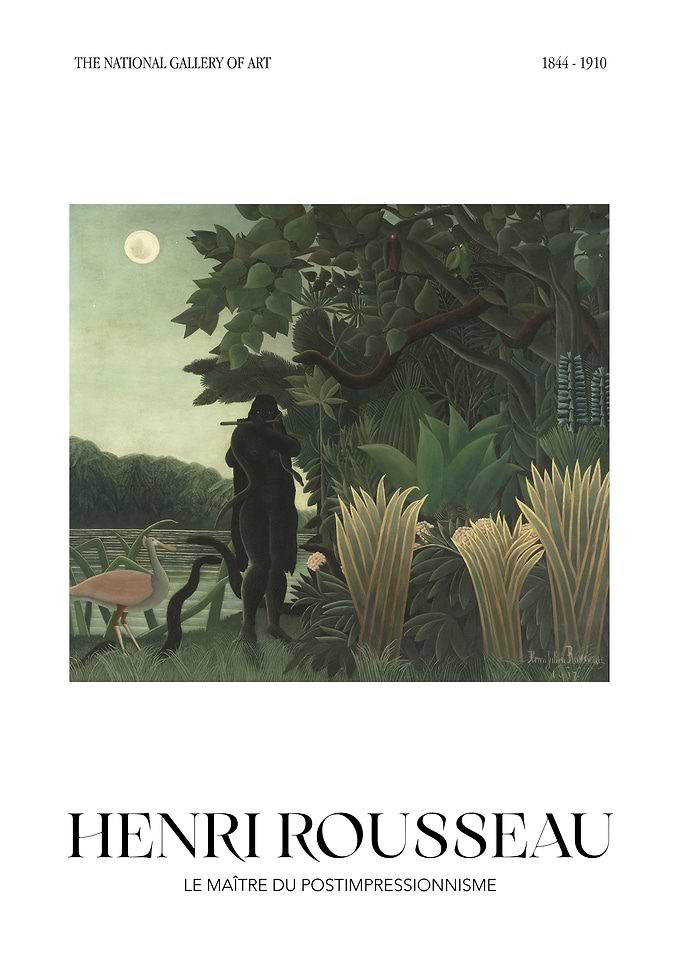 The Snake Charmer by Henri Rousseau