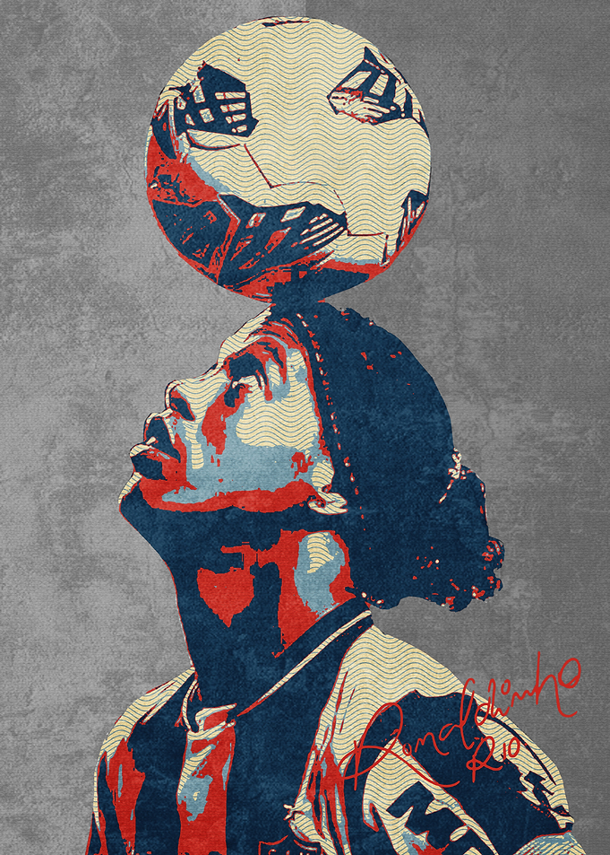 Ronaldinho Soccer Art