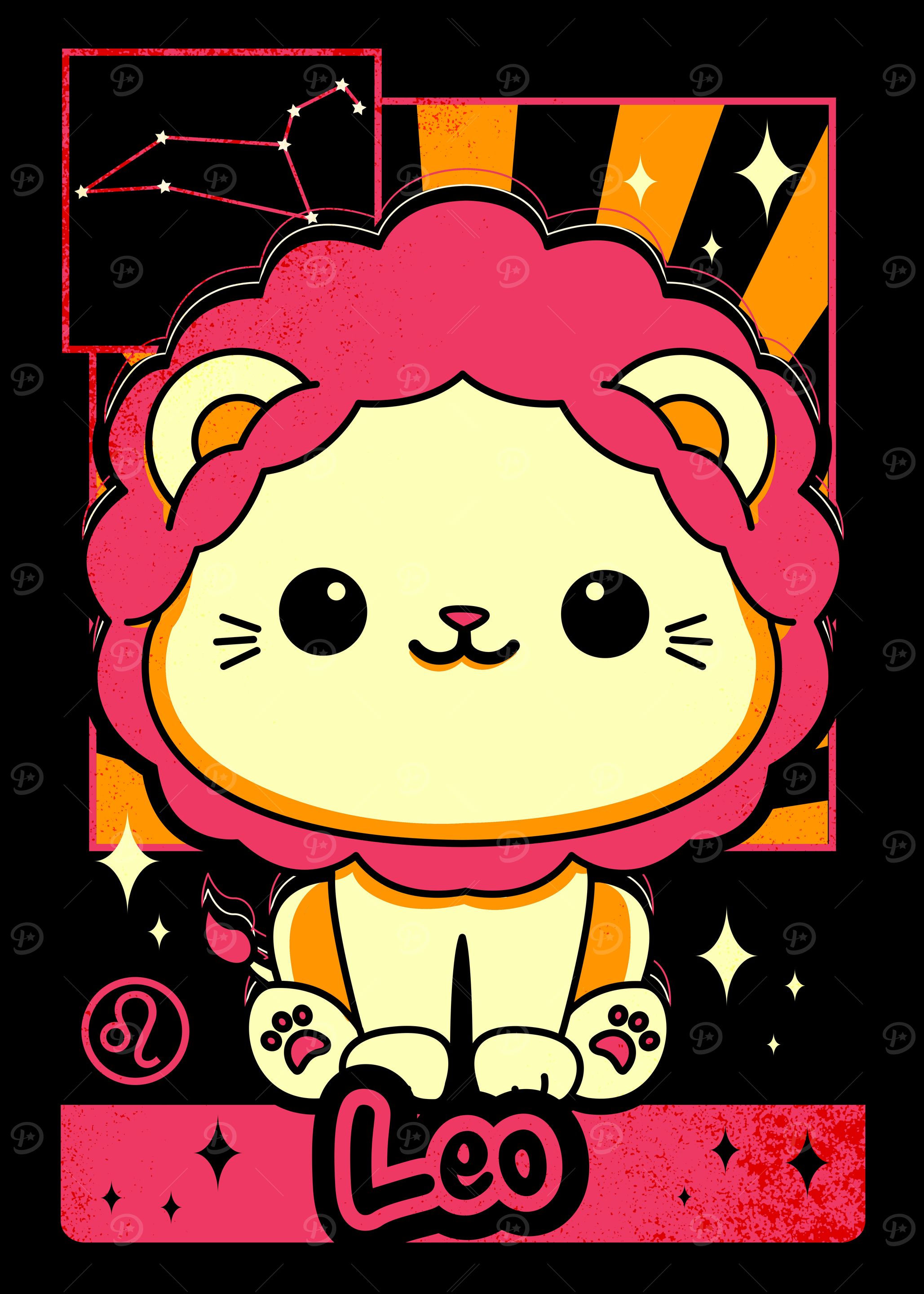 Kawaii Zodiac Series - Leo