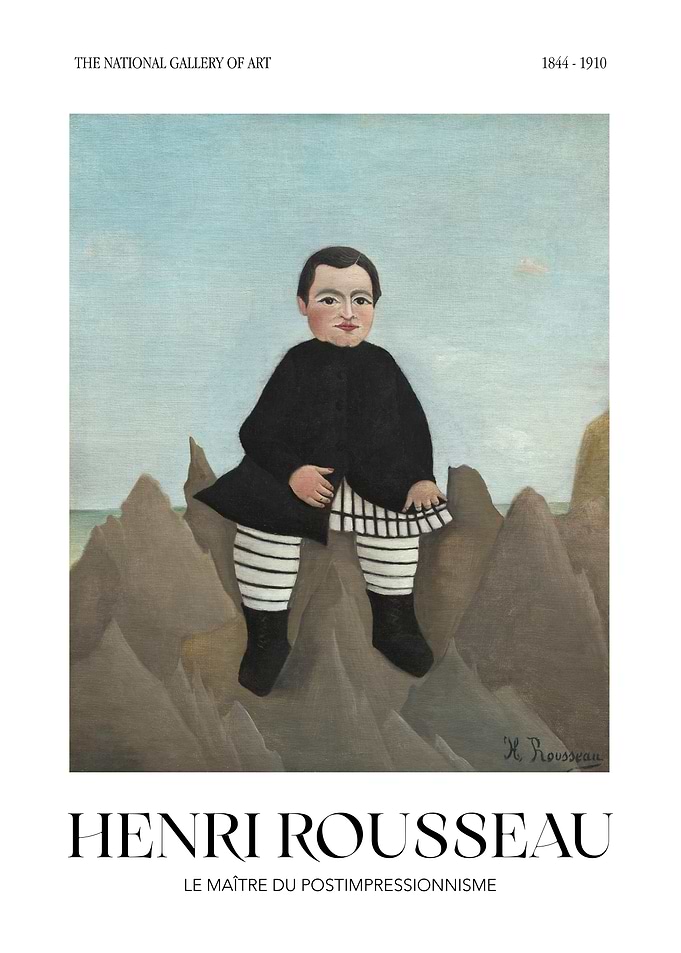 Henri Rousseau: Boy on the Rocks