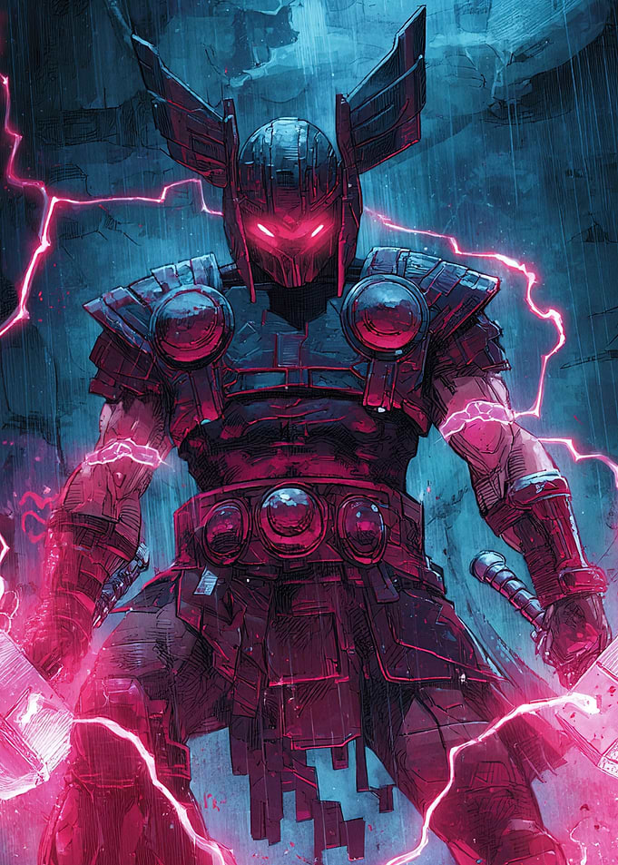 Cosmic Thor comic book art