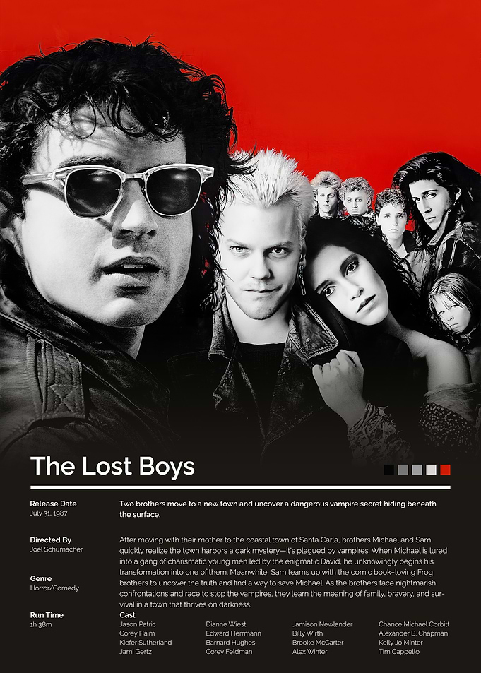 The Lost Boys Movie Poster