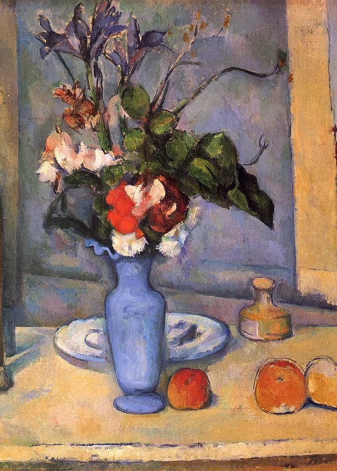 Flowers and Fruit Still Life Painting