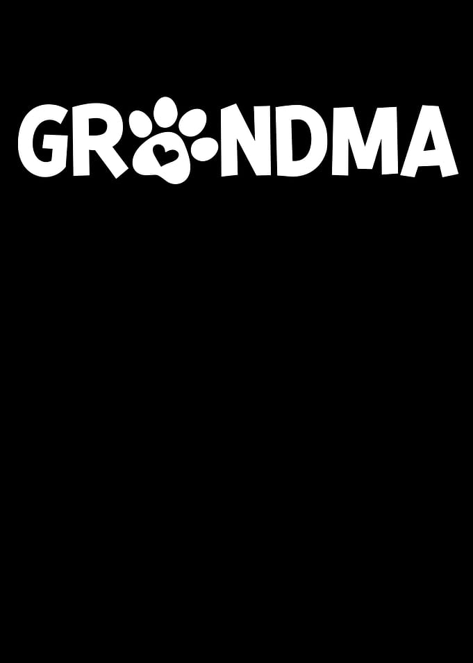 Grandma Paw Print Design