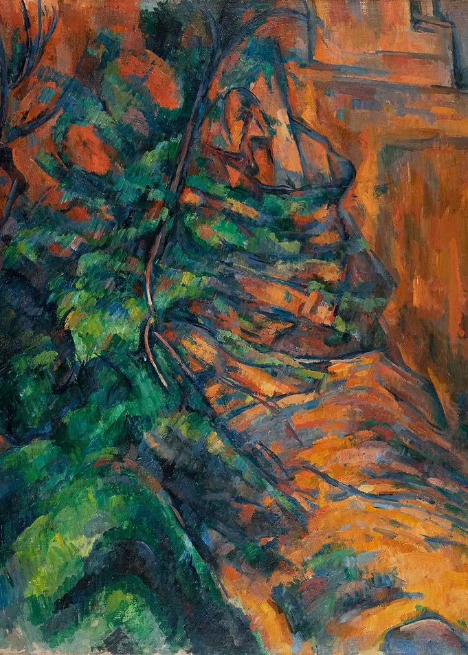 Rocks and Trees Painting