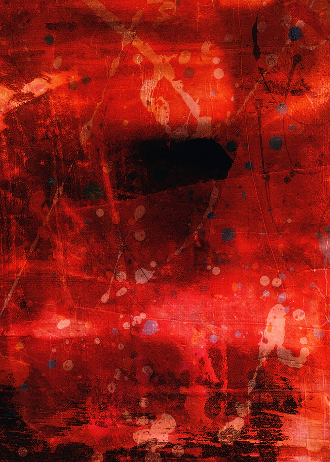 Abstract Red and Black Texture