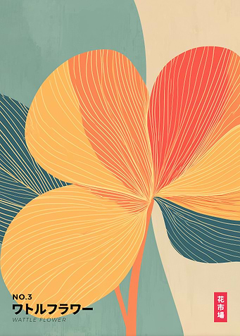 Flower Market Series No.3 - Modern Wattle Flower