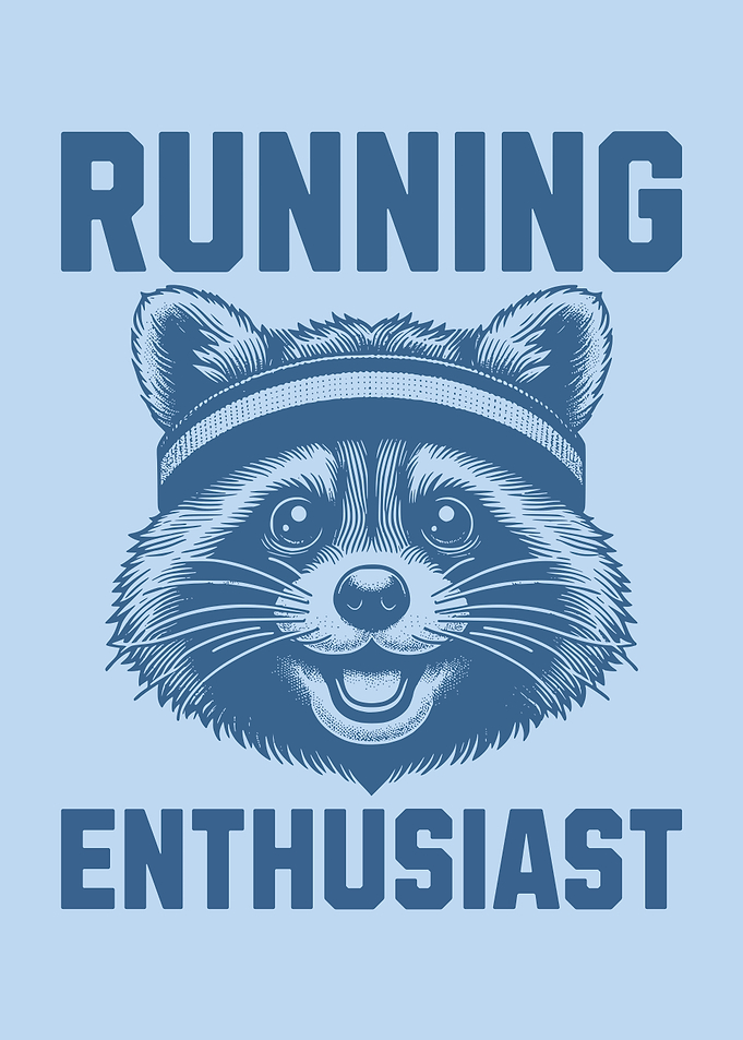 Running Enthusiast Funny Raccoon Runner