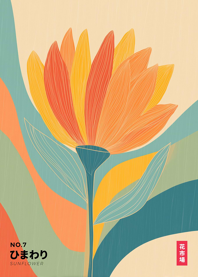 Flower Market Series No.7 - Bright Sunflower