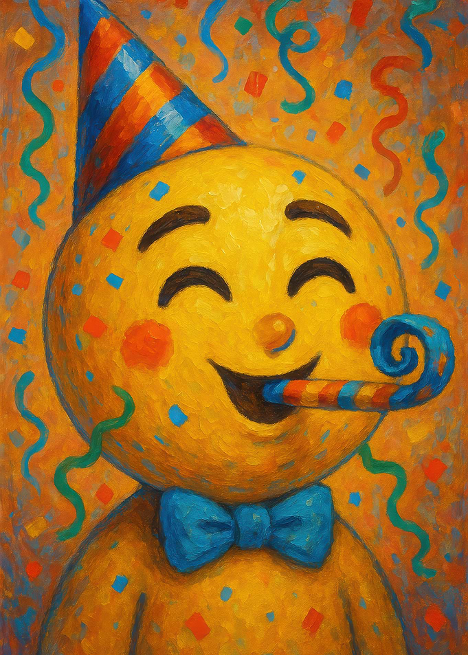 Happy Party Character Painting