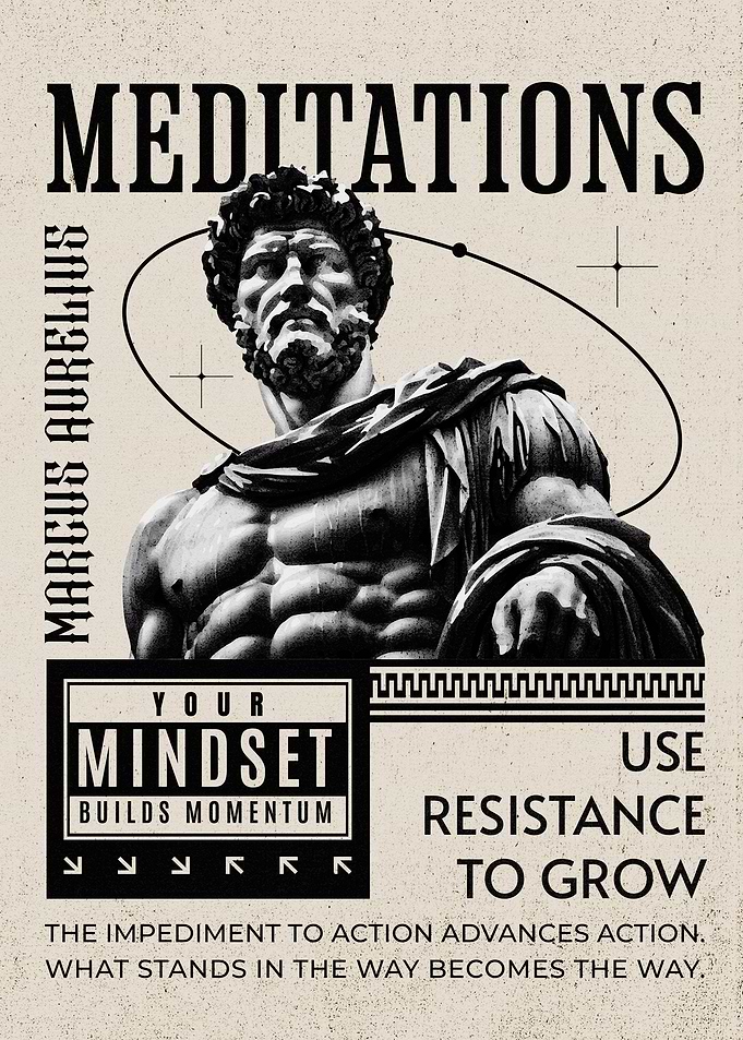 Meditations Marcus Aurelius Poster