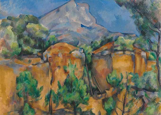 Mont Sainte-Victoire Landscape Painting