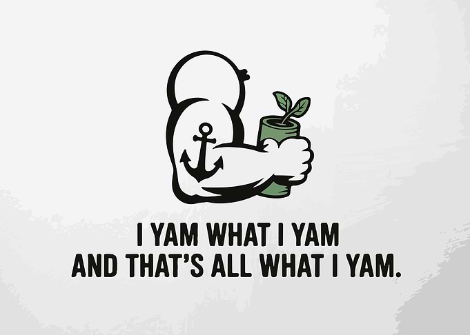 I Yam What I Yam Illustration