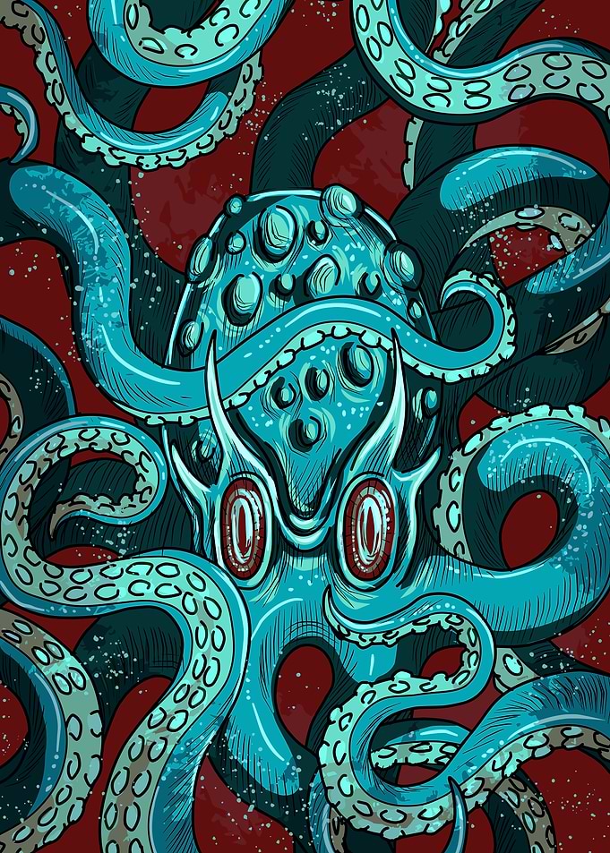 Stylized Octopus Illustration