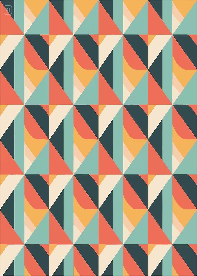 Retro Geometric Pattern