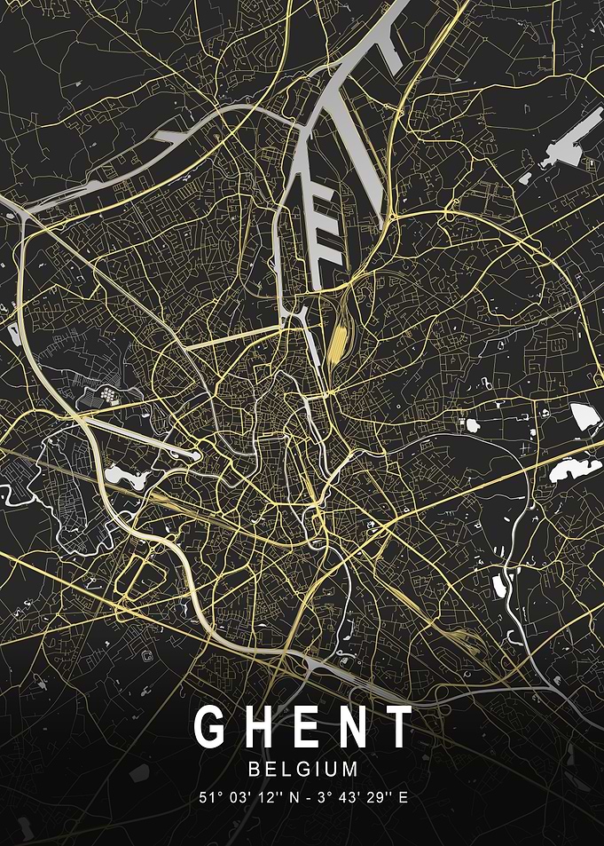 Ghent Silver City Map