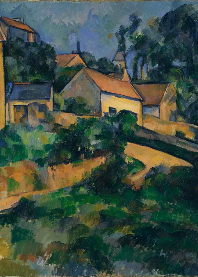 Houses in Provence, Paul Cézanne painting