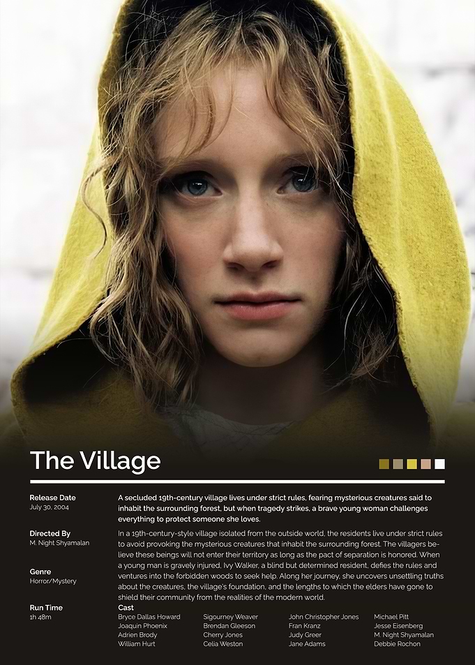 The Village Movie Poster